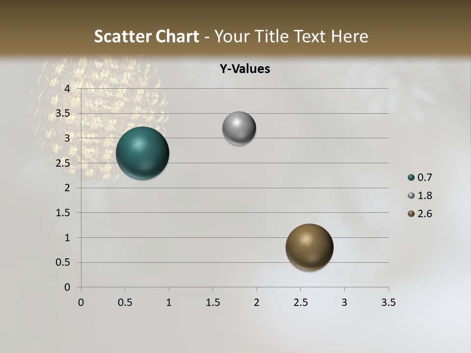 A Pine Cone Ornament Hanging From A Pine Tree PowerPoint Template