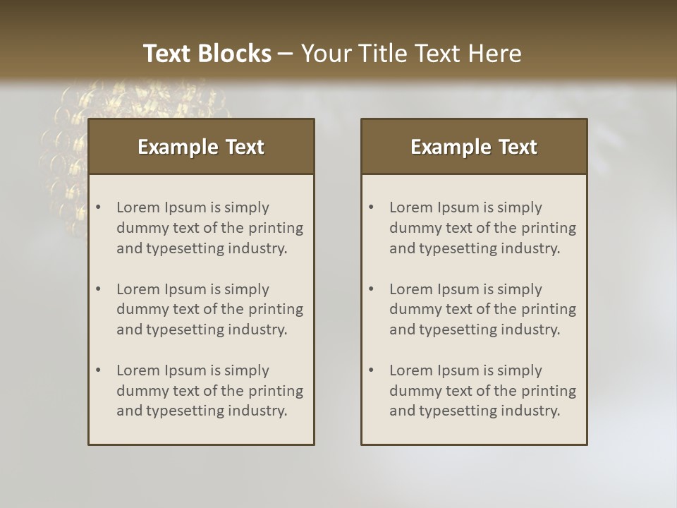 A Pine Cone Ornament Hanging From A Pine Tree PowerPoint Template