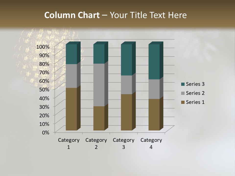 A Pine Cone Ornament Hanging From A Pine Tree PowerPoint Template