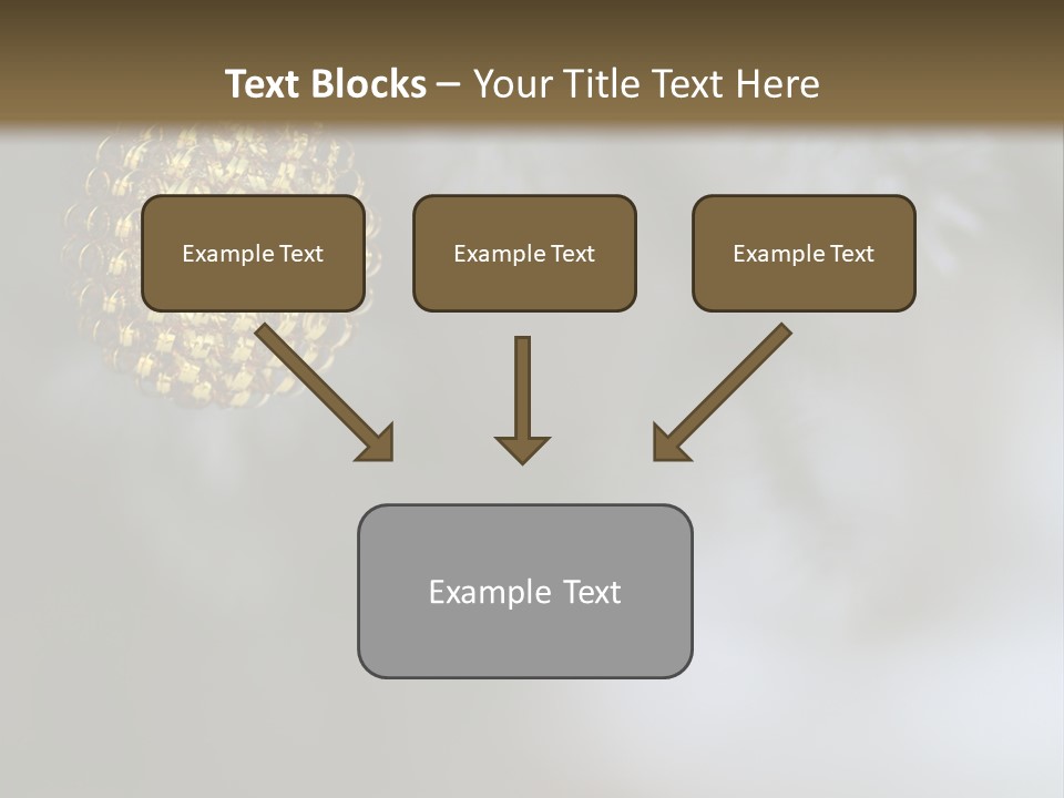 A Pine Cone Ornament Hanging From A Pine Tree PowerPoint Template