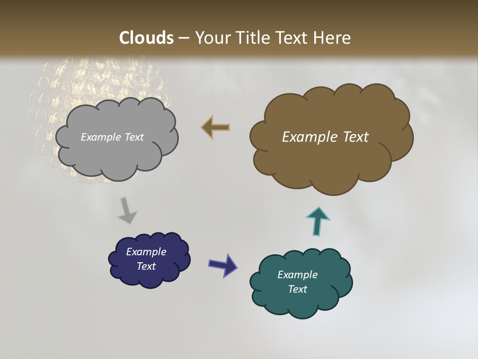 A Pine Cone Ornament Hanging From A Pine Tree PowerPoint Template