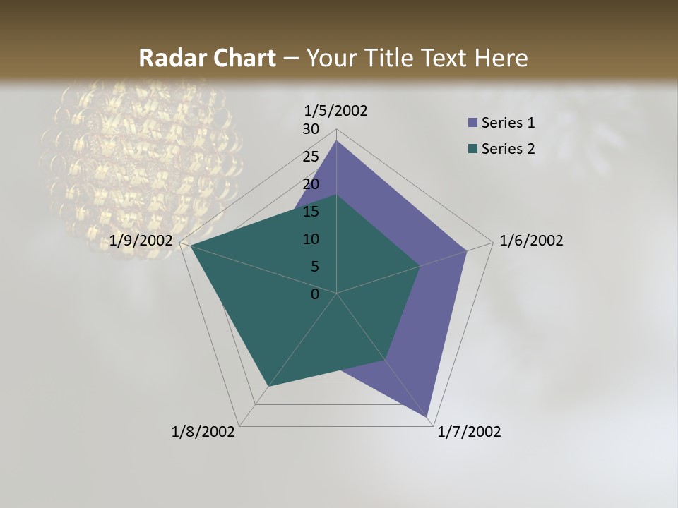 A Pine Cone Ornament Hanging From A Pine Tree PowerPoint Template