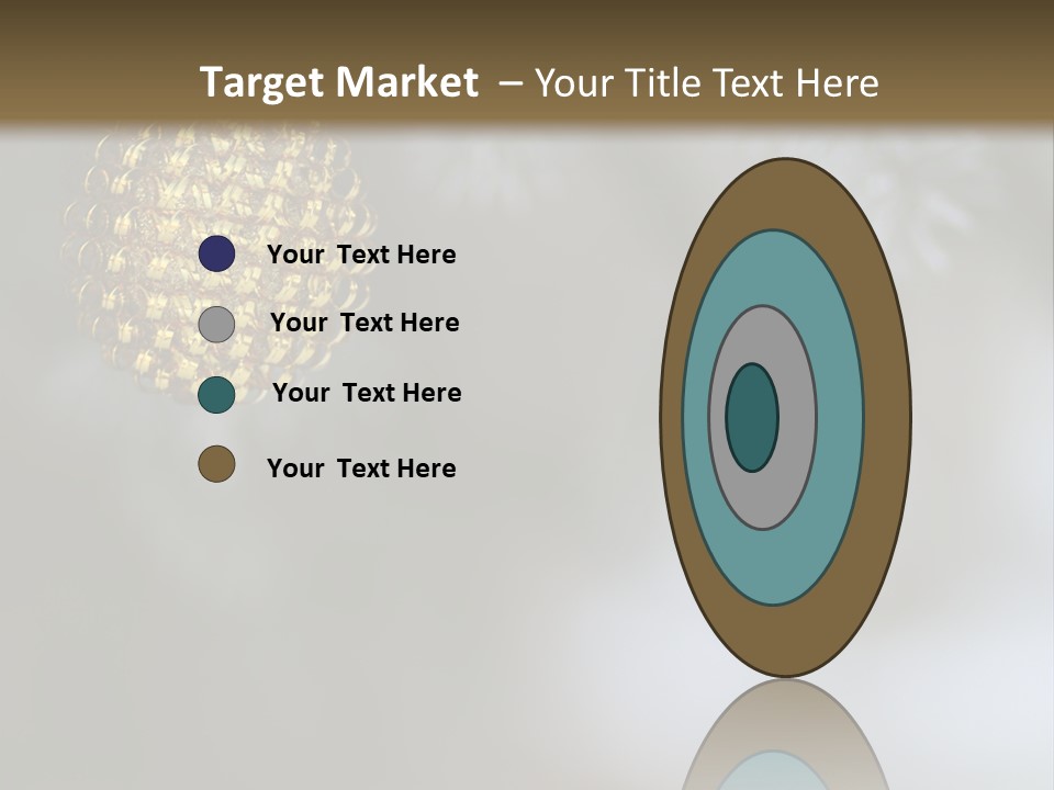 A Pine Cone Ornament Hanging From A Pine Tree PowerPoint Template