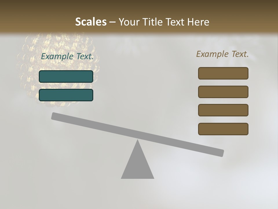 A Pine Cone Ornament Hanging From A Pine Tree PowerPoint Template