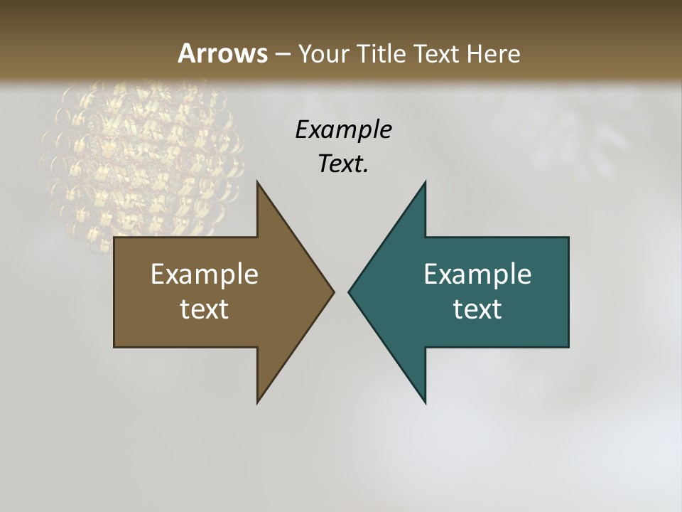A Pine Cone Ornament Hanging From A Pine Tree PowerPoint Template