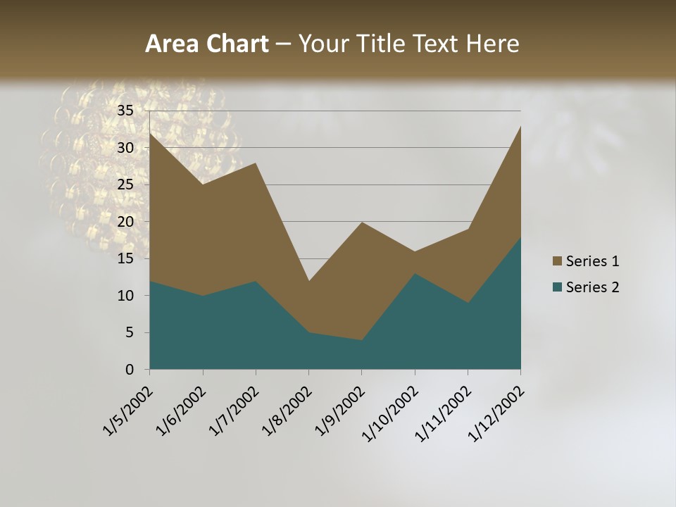 A Pine Cone Ornament Hanging From A Pine Tree PowerPoint Template
