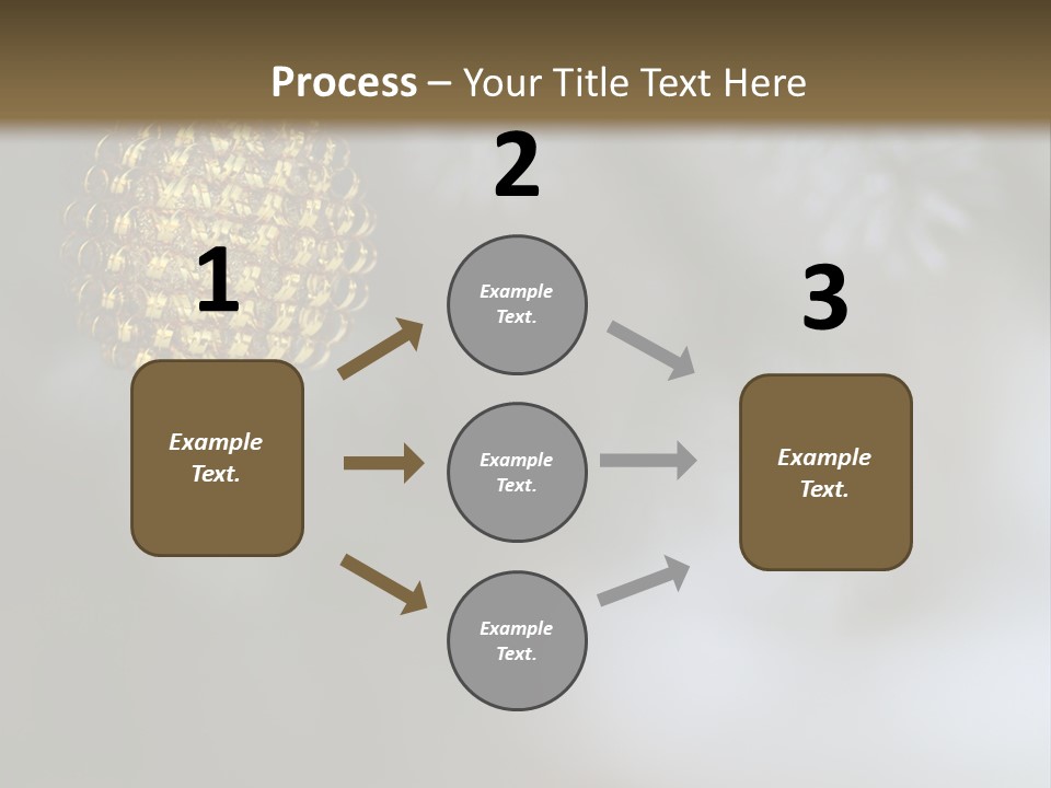 A Pine Cone Ornament Hanging From A Pine Tree PowerPoint Template