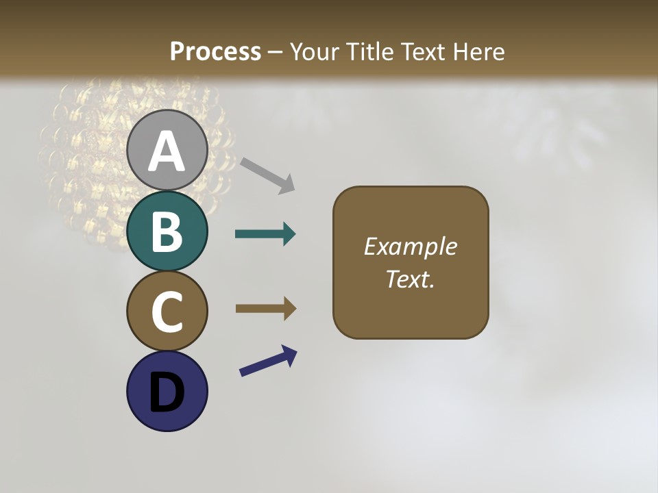 A Pine Cone Ornament Hanging From A Pine Tree PowerPoint Template