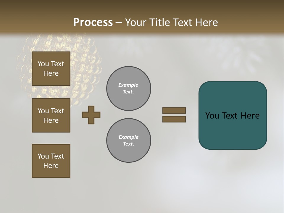 A Pine Cone Ornament Hanging From A Pine Tree PowerPoint Template
