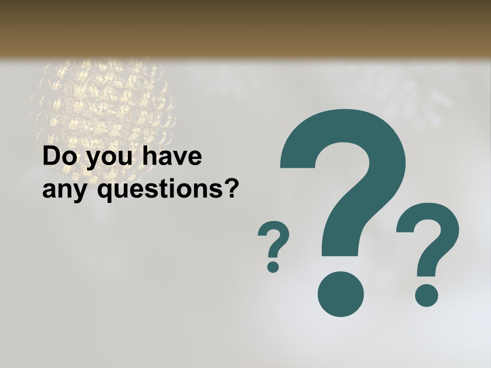 A Pine Cone Ornament Hanging From A Pine Tree PowerPoint Template