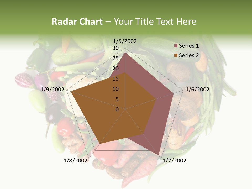A Heart Shaped Arrangement Of Vegetables On A White Background PowerPoint Template