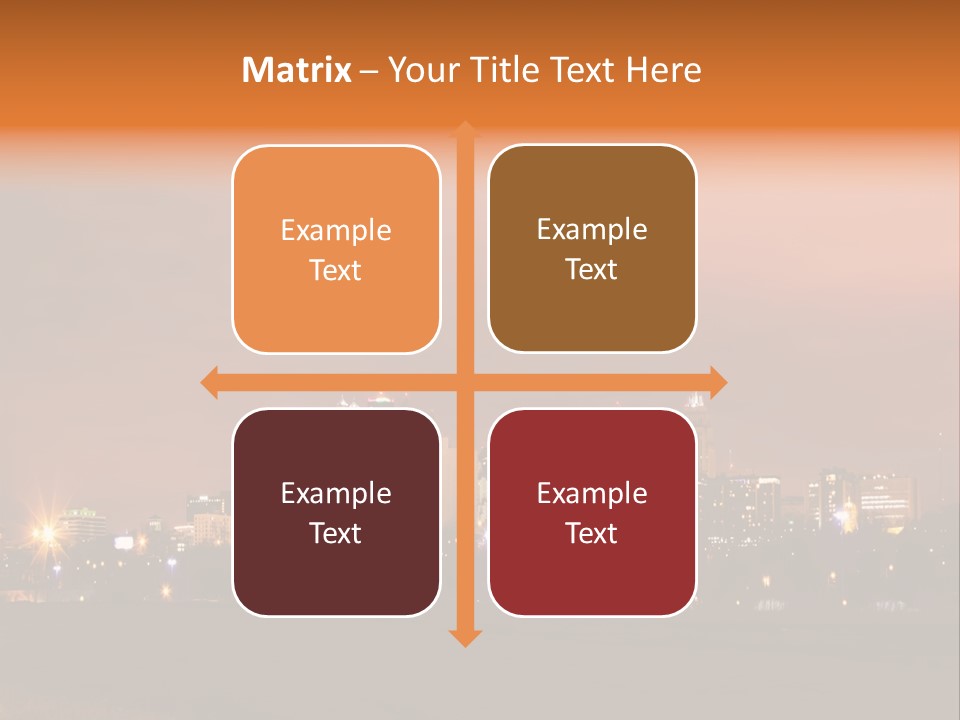 Famous Scene Cityscape PowerPoint Template
