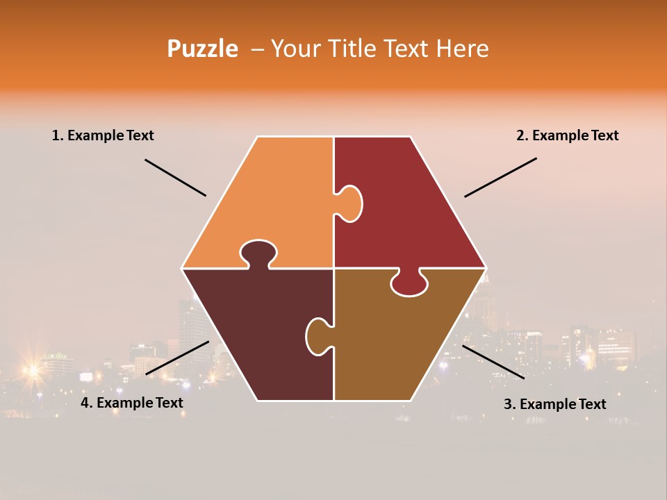 Famous Scene Cityscape PowerPoint Template