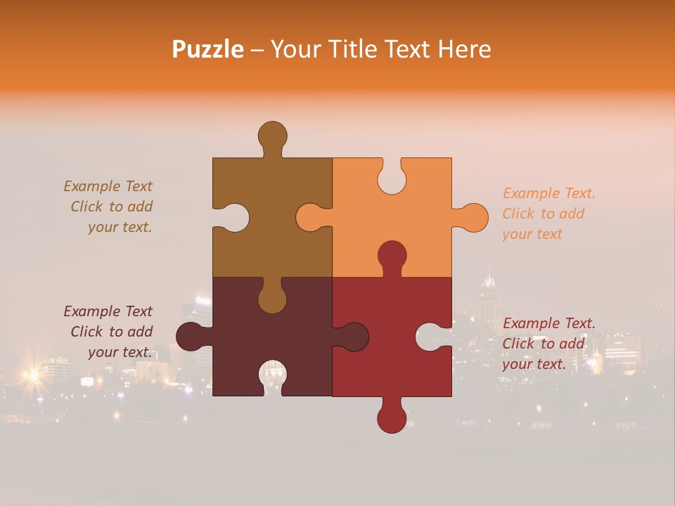 Famous Scene Cityscape PowerPoint Template