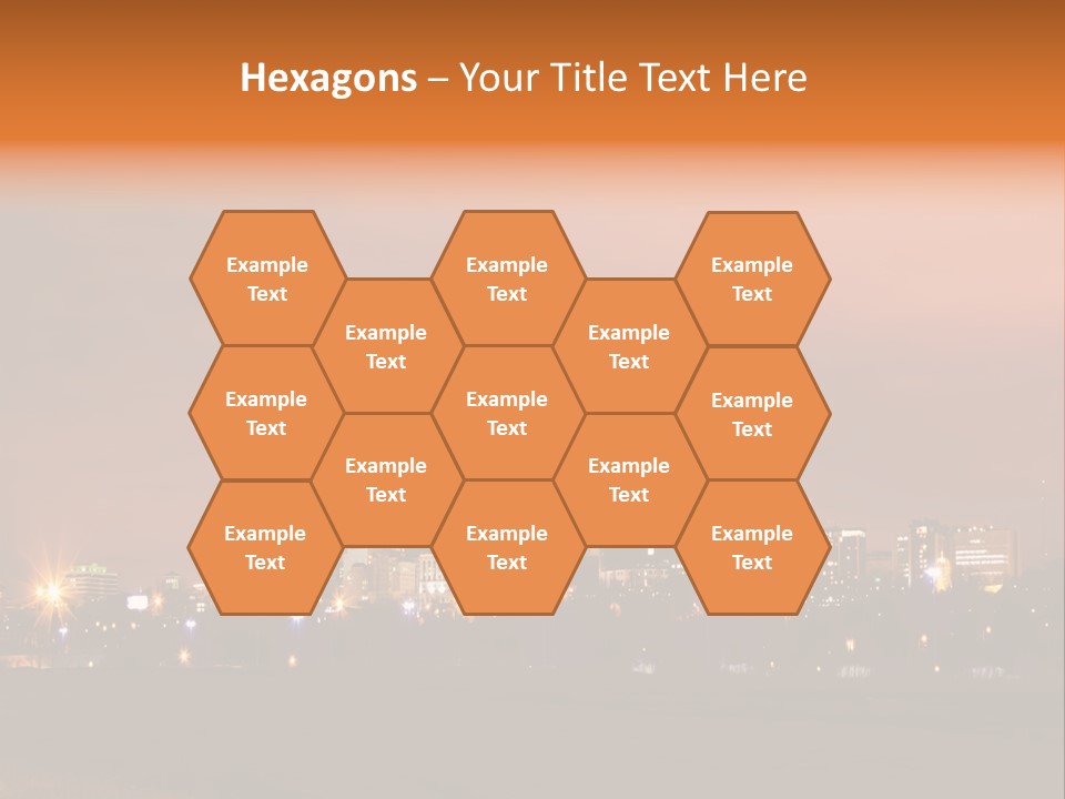 Famous Scene Cityscape PowerPoint Template