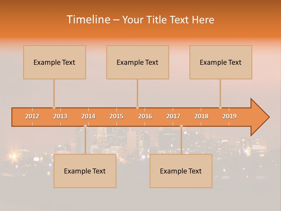 Famous Scene Cityscape PowerPoint Template