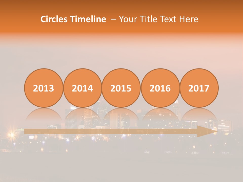 Famous Scene Cityscape PowerPoint Template