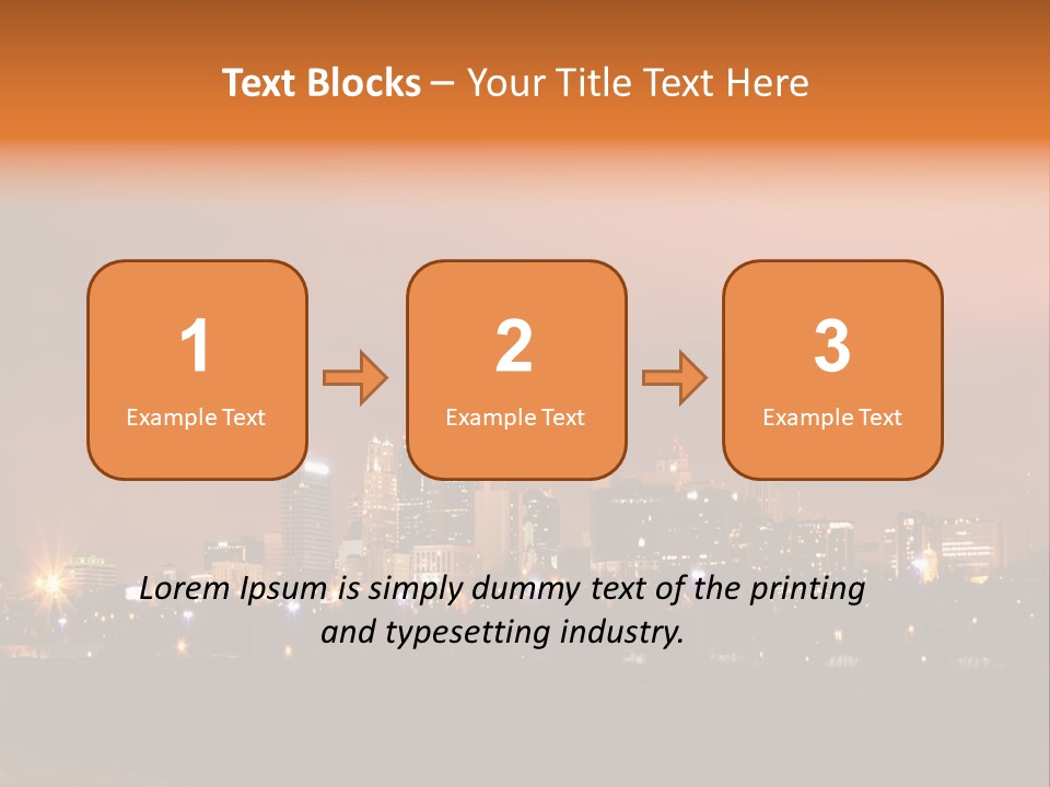 Famous Scene Cityscape PowerPoint Template