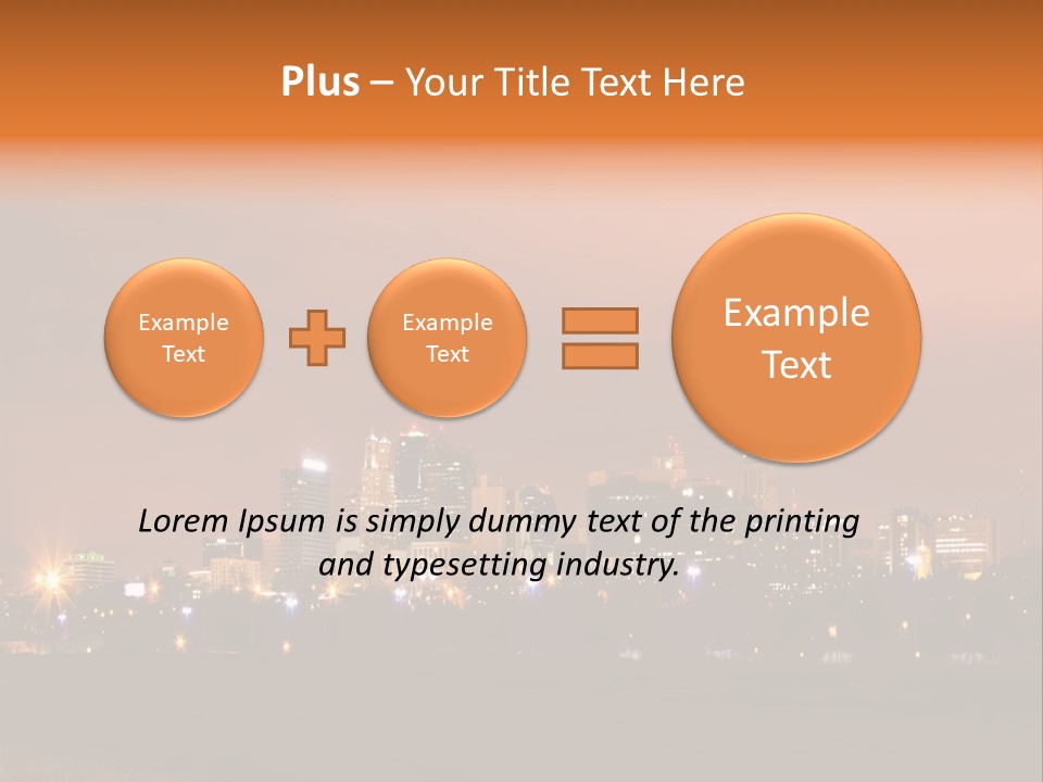 Famous Scene Cityscape PowerPoint Template