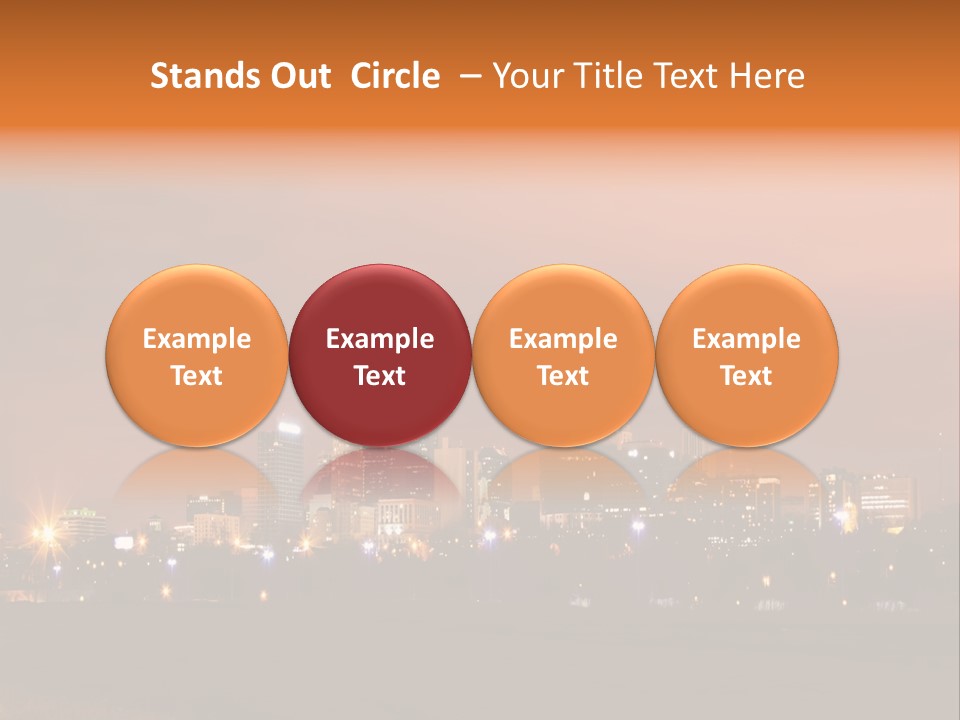 Famous Scene Cityscape PowerPoint Template