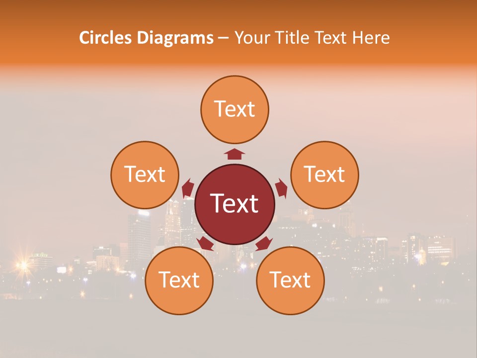 Famous Scene Cityscape PowerPoint Template