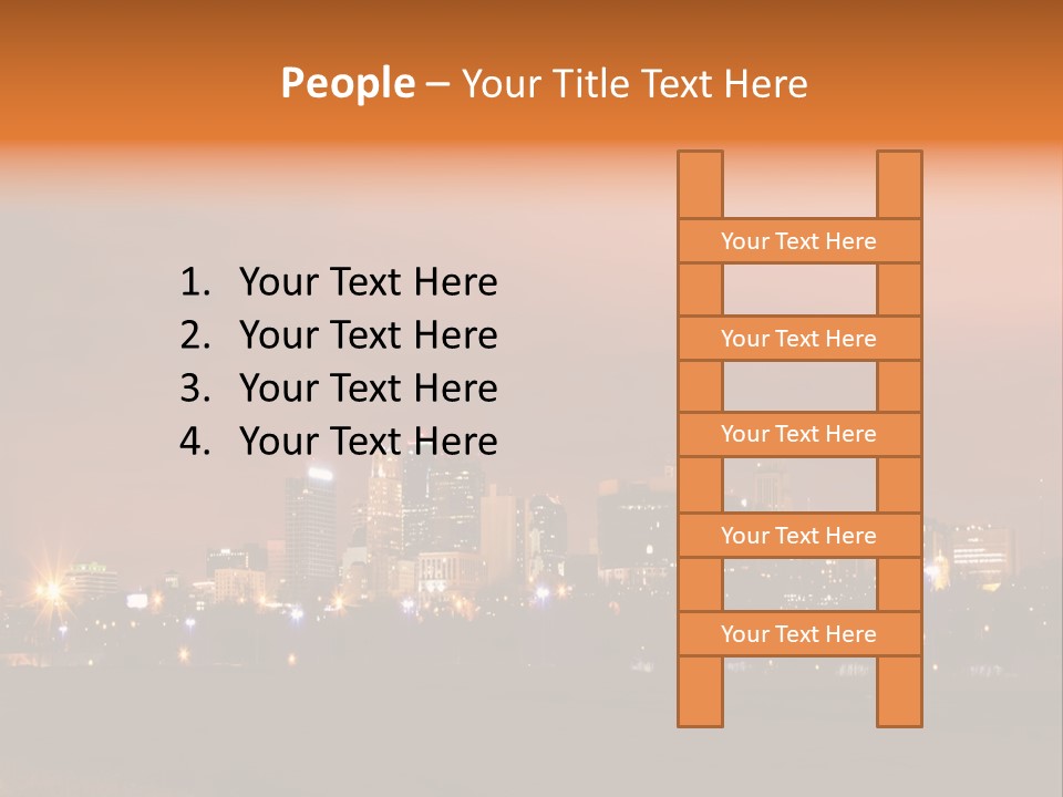 Famous Scene Cityscape PowerPoint Template