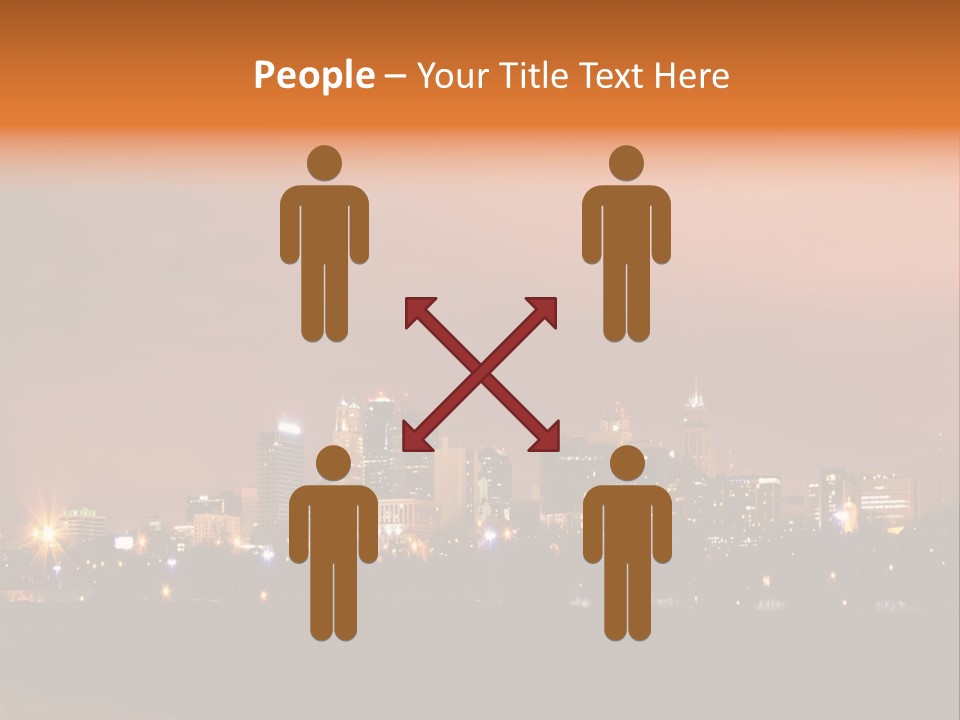 Famous Scene Cityscape PowerPoint Template