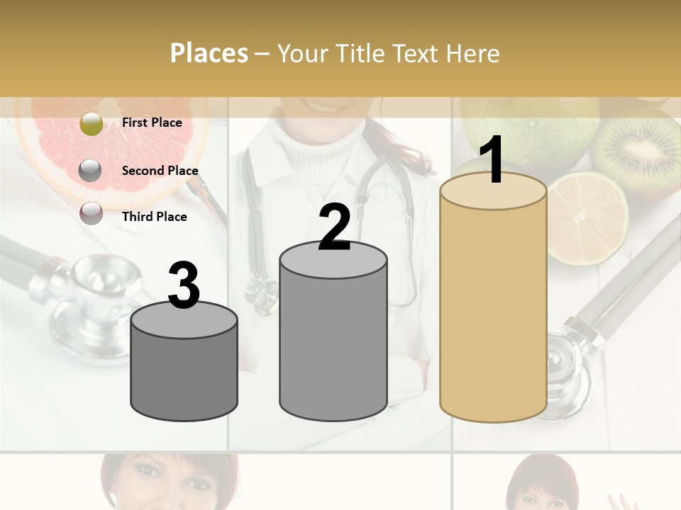Isolated Uniform Food PowerPoint Template