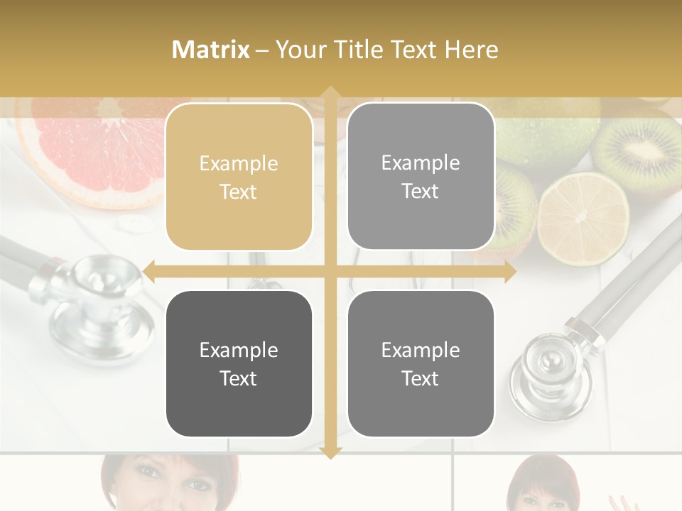 Isolated Uniform Food PowerPoint Template