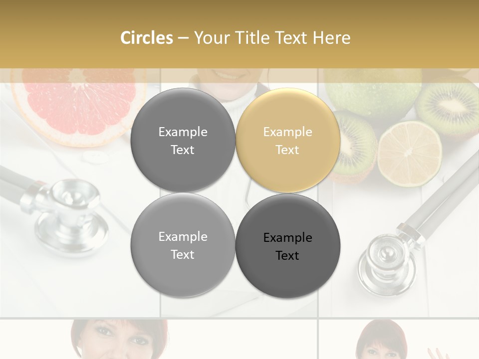 Isolated Uniform Food PowerPoint Template