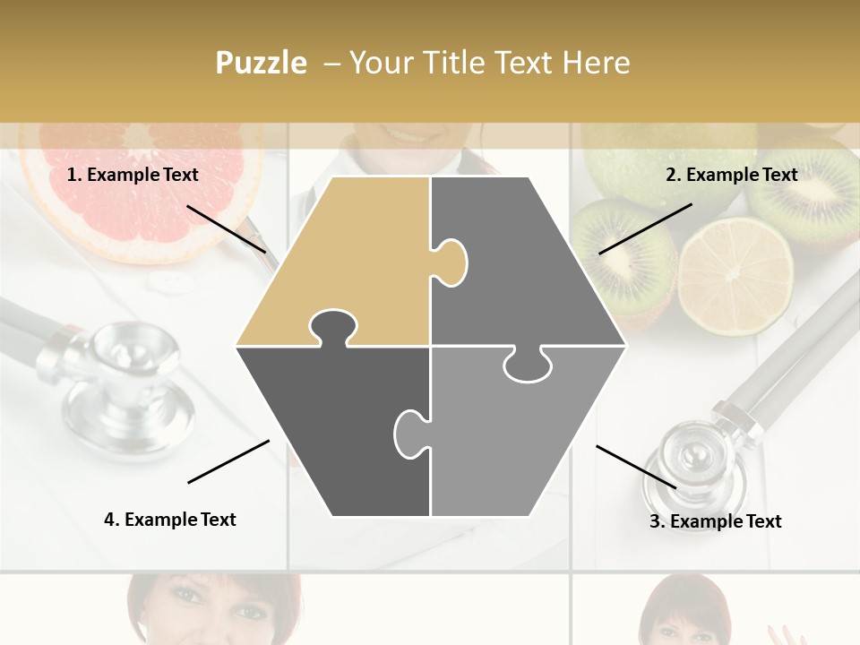 Isolated Uniform Food PowerPoint Template