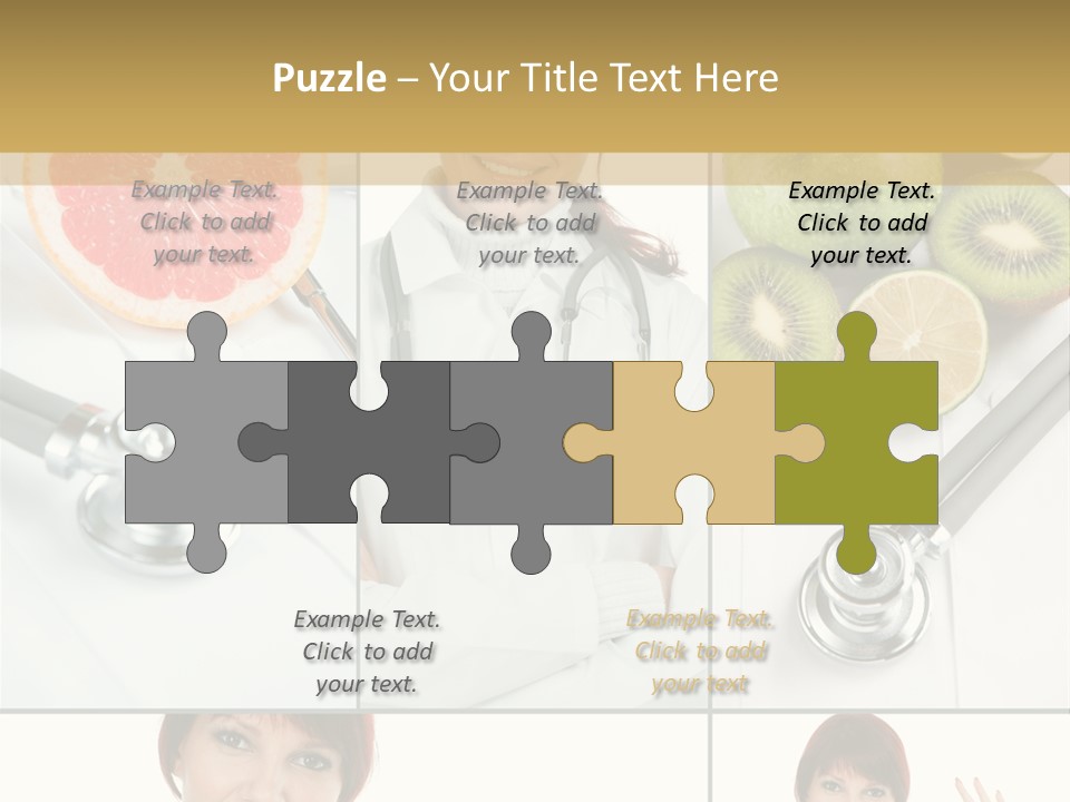 Isolated Uniform Food PowerPoint Template