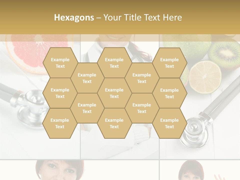 Isolated Uniform Food PowerPoint Template