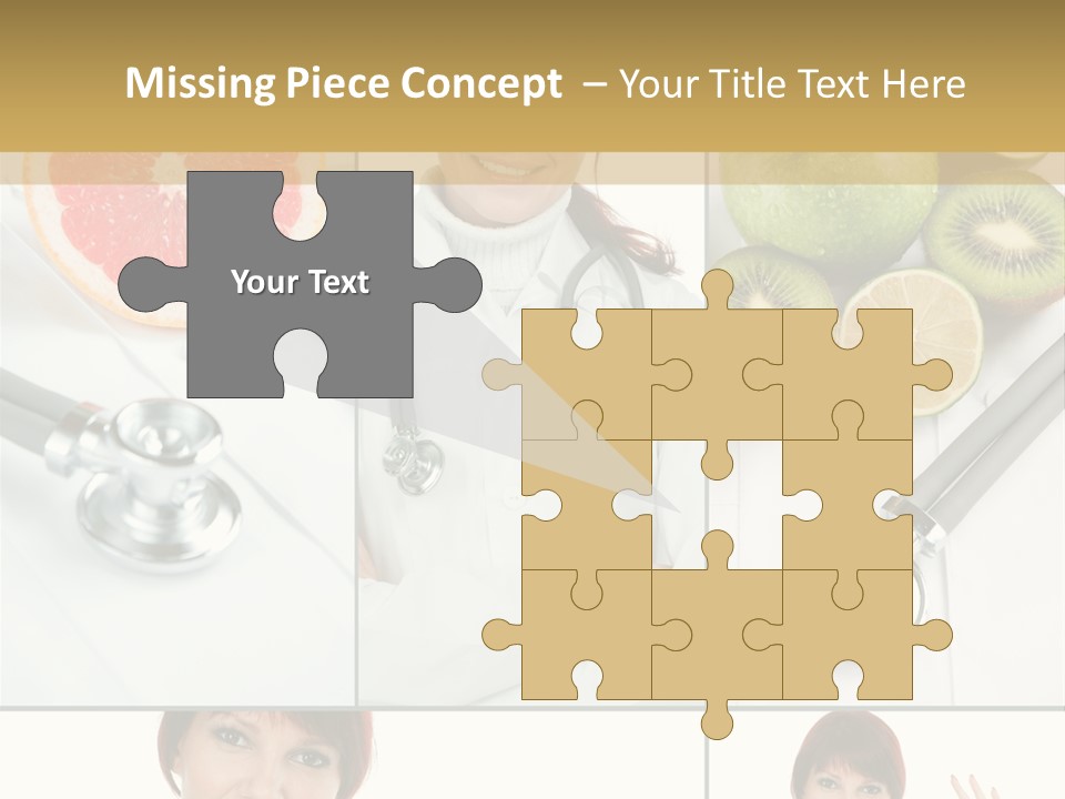 Isolated Uniform Food PowerPoint Template