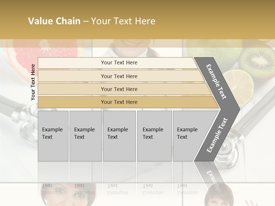 Isolated Uniform Food PowerPoint Template