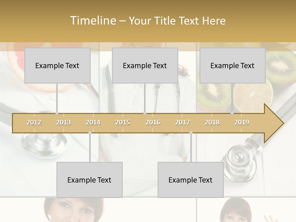 Isolated Uniform Food PowerPoint Template