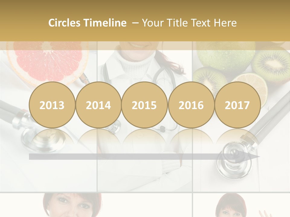 Isolated Uniform Food PowerPoint Template