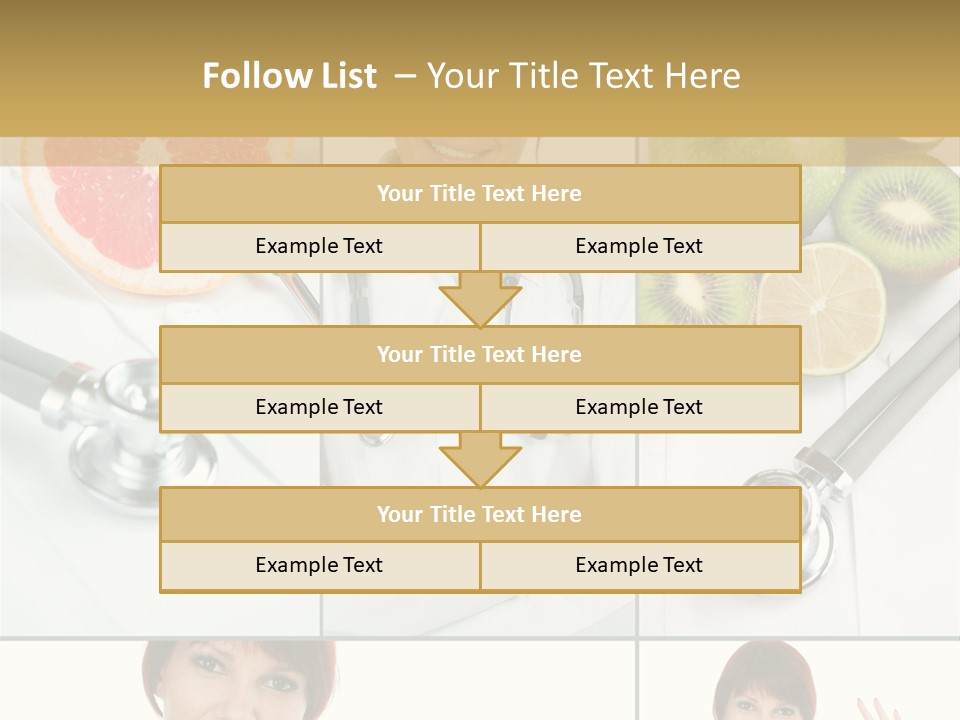Isolated Uniform Food PowerPoint Template