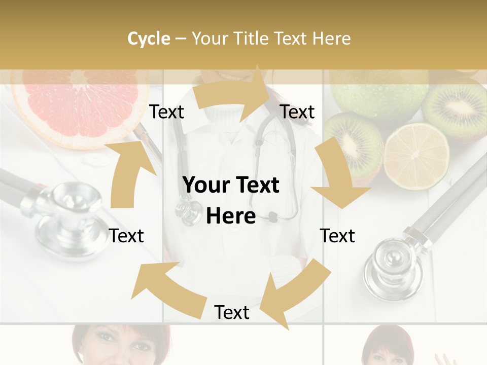 Isolated Uniform Food PowerPoint Template