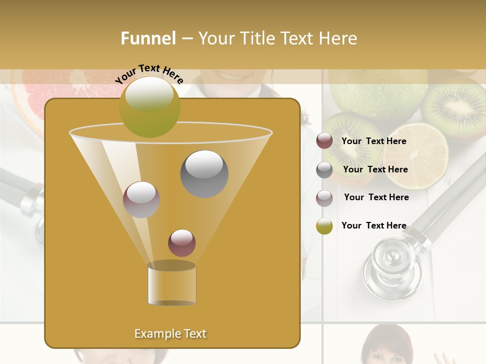 Isolated Uniform Food PowerPoint Template