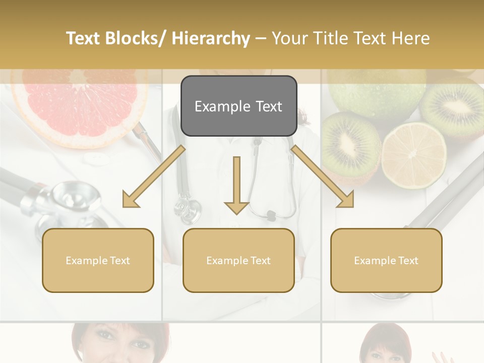 Isolated Uniform Food PowerPoint Template