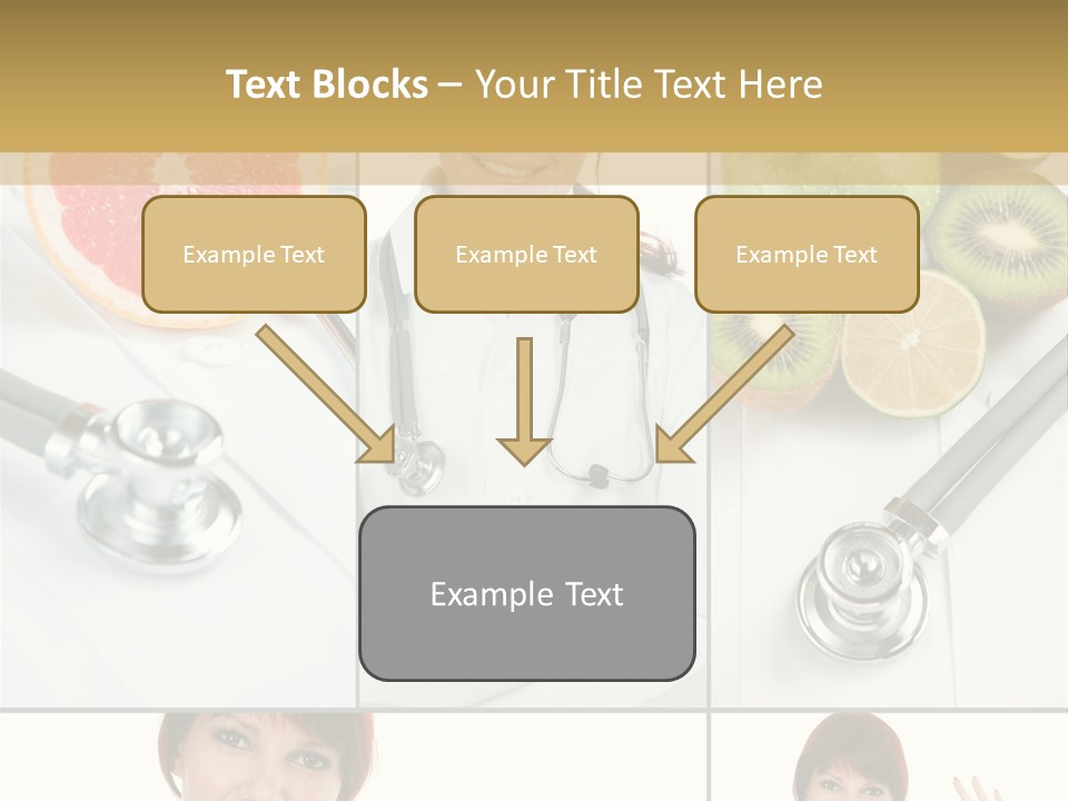 Isolated Uniform Food PowerPoint Template