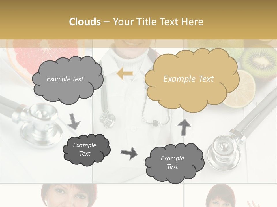 Isolated Uniform Food PowerPoint Template