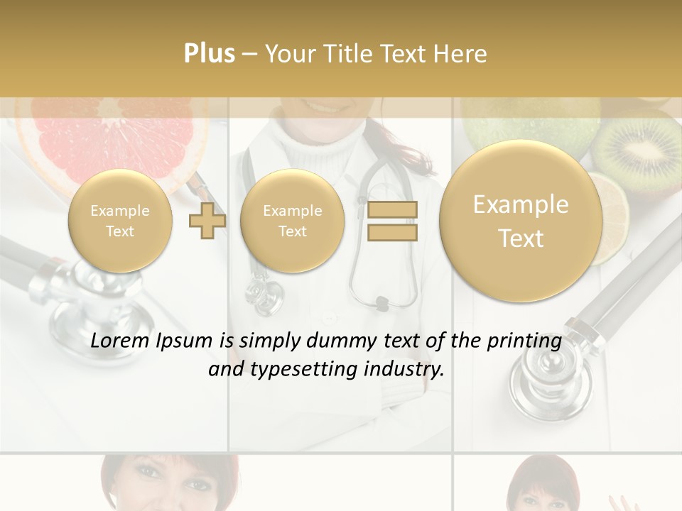 Isolated Uniform Food PowerPoint Template