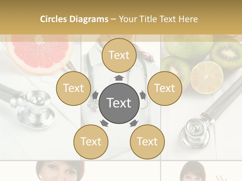 Isolated Uniform Food PowerPoint Template