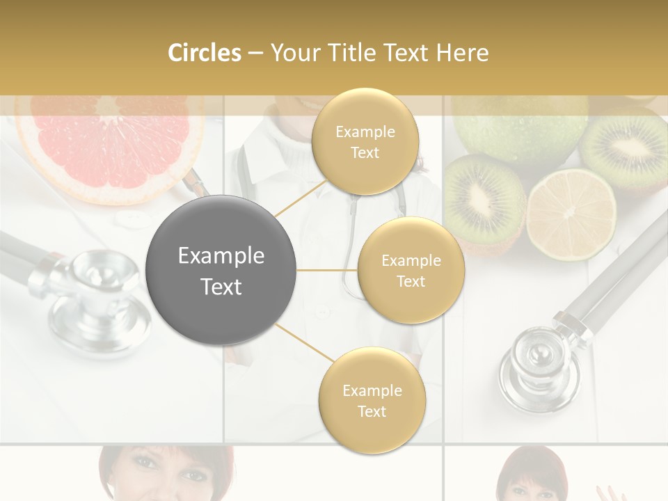 Isolated Uniform Food PowerPoint Template