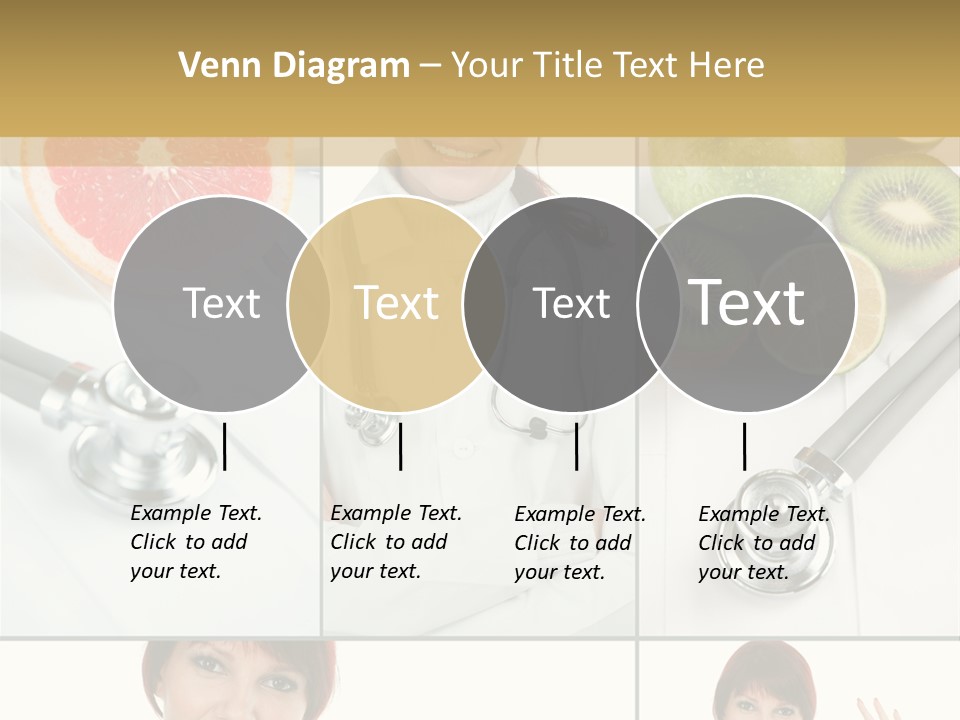 Isolated Uniform Food PowerPoint Template
