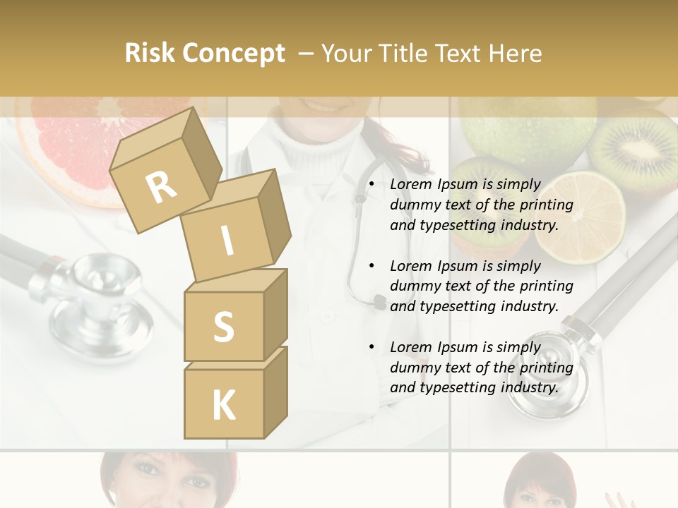 Isolated Uniform Food PowerPoint Template