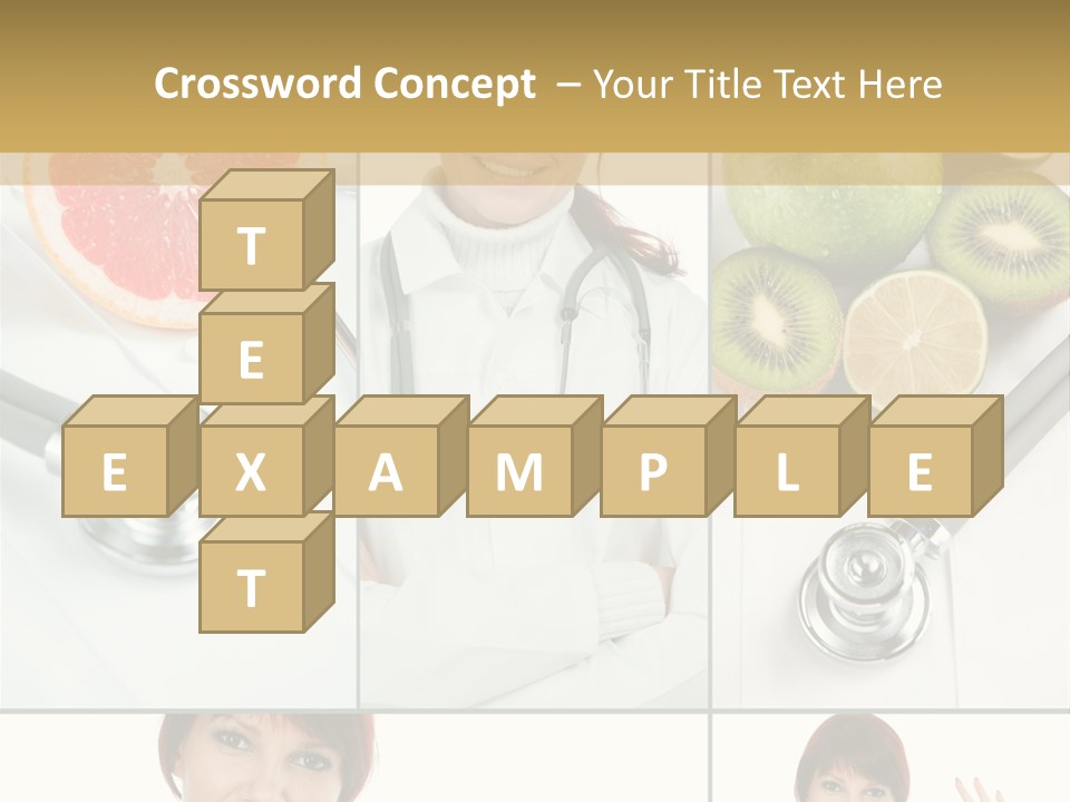 Isolated Uniform Food PowerPoint Template