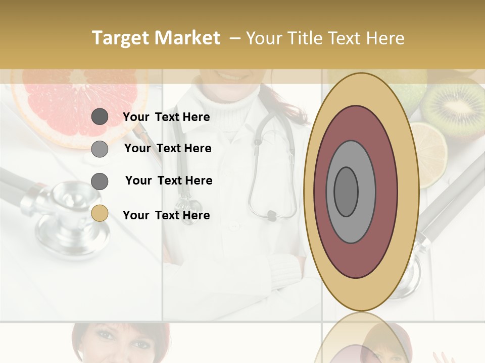 Isolated Uniform Food PowerPoint Template